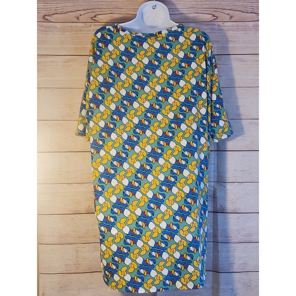 Disney LuLaRoe Size M Donald Duck Irma Tunic Womens EUC - Picture 2 of 5